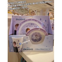 香港迪士尼樂園限定 冰雪奇緣 安娜艾莎 造型杯+盤+碗子套裝 (BP0027)